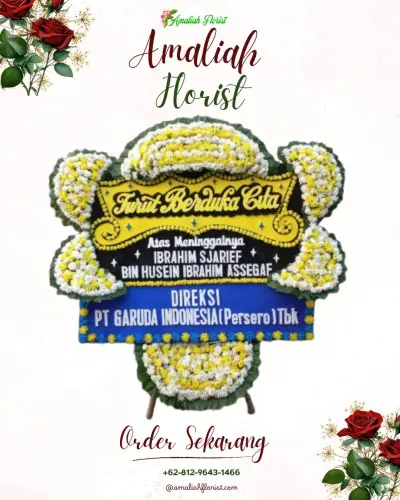 Papan Bunga Duka di Kabupaten Cirebon